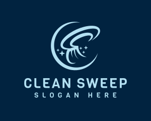 Sweeper - Abstract Sweeper Swoosh logo design