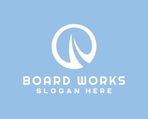 Board - Generic Circle Swoosh logo design