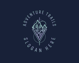 Mountain Travel Adventure logo design