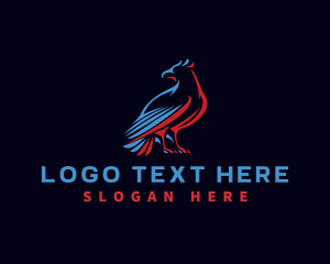 Aerial - Wild Eagle Bird logo design