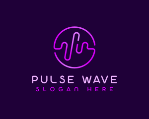 Frequency - Studio Sound Wave logo design