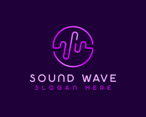 Studio Sound Wave logo design