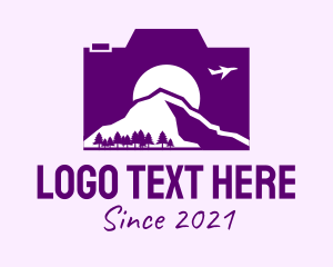 Photo - Purple Mountain Camera logo design