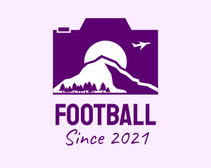 Scene - Purple Mountain Camera logo design