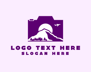 Studio - Purple Mountain Camera logo design