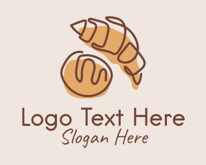 Croissant Bread Baker Logo