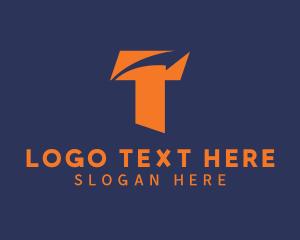 Shipping - Generic Company Letter T logo design