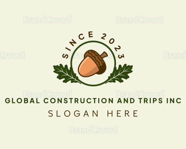 Natural Acorn Nut Logo