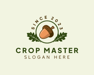 Natural Acorn Nut logo design