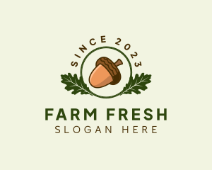 Natural Acorn Nut logo design