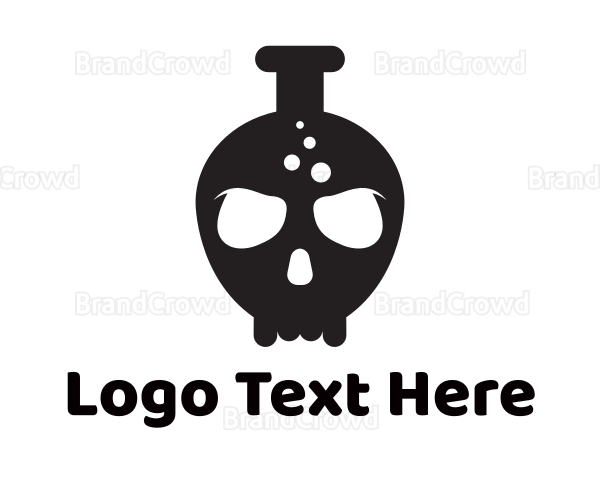 Skull Lab Flask Logo