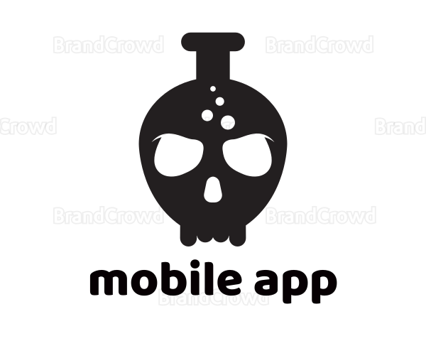 Skull Lab Flask Logo