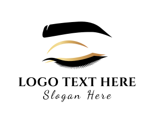 Brow Lounge - Beauty Salon Lashes logo design