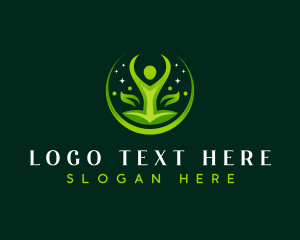 Lifestyle - Yoga Healing Meditation logo design