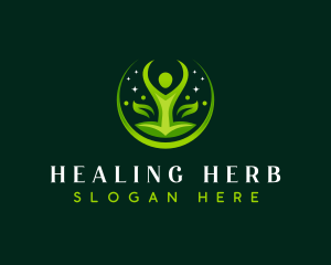 Yoga Healing Meditation logo design