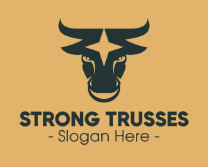 Wild Bull Star logo design