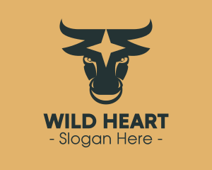 Wild Bull Star logo design