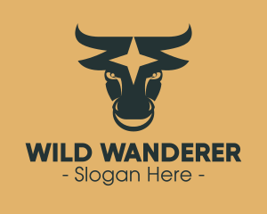 Wild Bull Star logo design