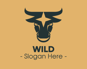 Wild Bull Star logo design