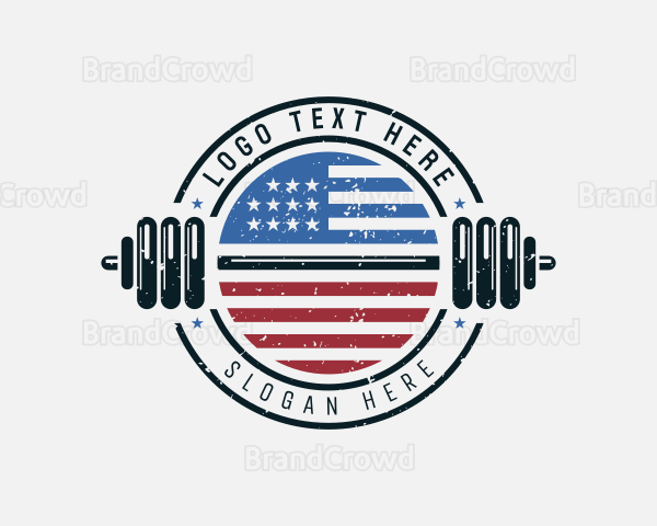 USA Athletic Gym Logo