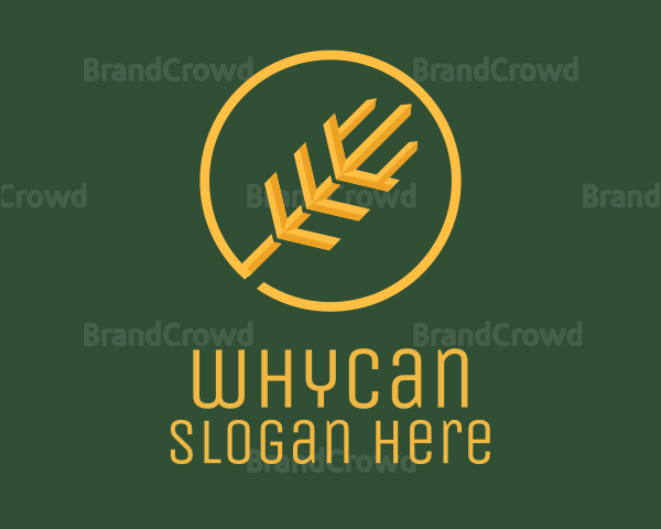 Golden Wheat Agriculture Logo