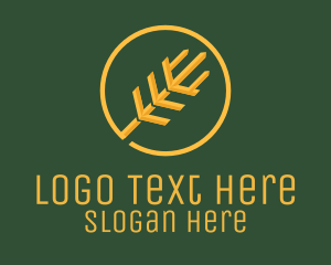 Stalk - Golden Wheat Agriculture logo design