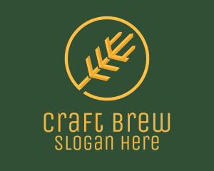 Brewer - Golden Wheat Agriculture logo design