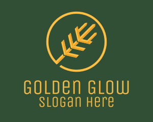 Golden Wheat Agriculture logo design