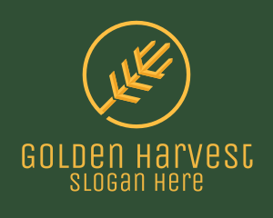 Golden - Golden Wheat Agriculture logo design