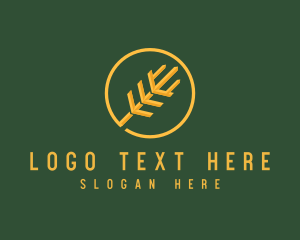 Golden Wheat Agriculture logo design