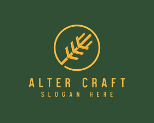 Golden Wheat Agriculture logo design