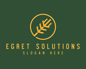 Golden Wheat Agriculture logo design