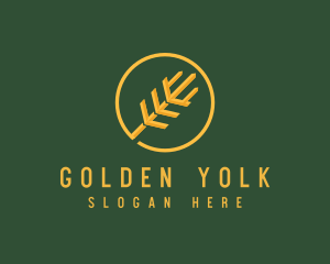 Golden Wheat Agriculture logo design