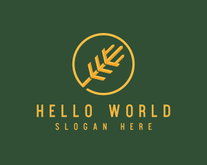 Golden Wheat Agriculture logo design