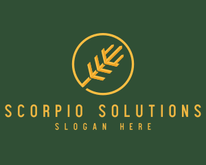 Golden Wheat Agriculture logo design