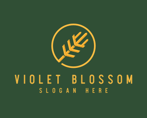 Golden Wheat Agriculture logo design