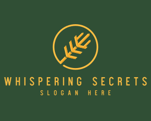 Golden Wheat Agriculture logo design