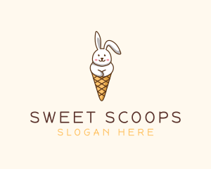 Ice Cream - Rabbit Ice Cream logo design