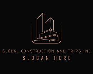 Skyscraper - Building Property Residence logo design