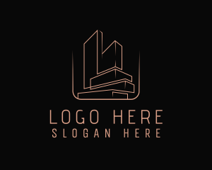 Village - Building Property Residence logo design