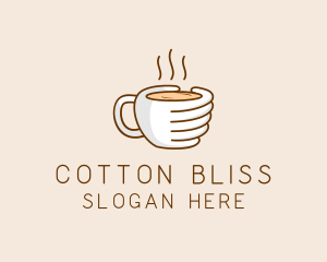 Hand Coffee Cup  logo design