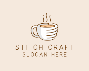 Hand Coffee Cup  logo design