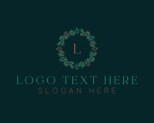 Plant - Christmas Wreath Decor logo design