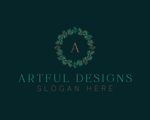 Christmas Wreath Decor logo design