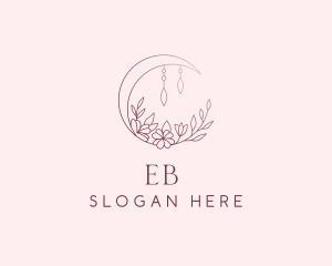 Moon - Moon Floral Jewelry logo design