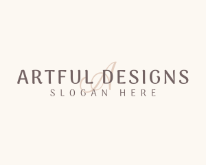 Beauty Elegant Cursive logo design