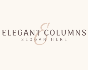 Beauty Elegant Cursive logo design