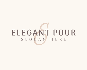 Beauty Elegant Cursive logo design