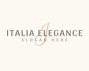 Beauty Elegant Cursive logo design