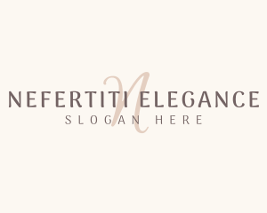 Beauty Elegant Cursive logo design